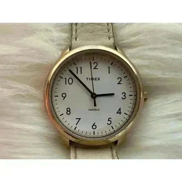 Timex TW2172400 Women's Leather Strap Analog Dial Quartz Genuine Watch RQ455 - Picture 3 of 8